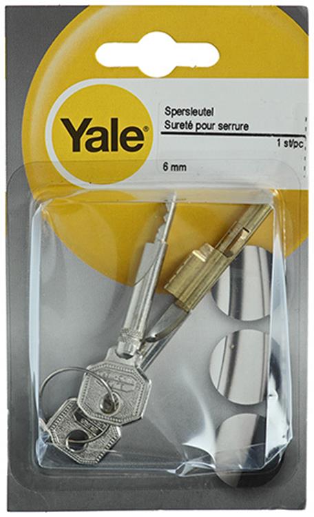 Yale 1019182 - 1spersleutel 6mm 1020e 6 2 | 3 stuks