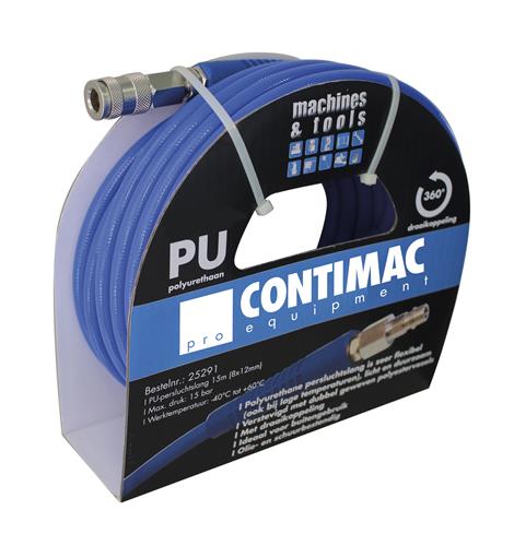Contimac luchtslang 8x12mm compleet +koppeling 10mtr