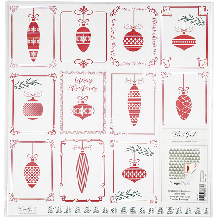Https: www.cchobby.nl design-papier-kerstballen-en-kerstbomen-vel-30-5x30-5-cm-180-gr-5-vel-1-doos
