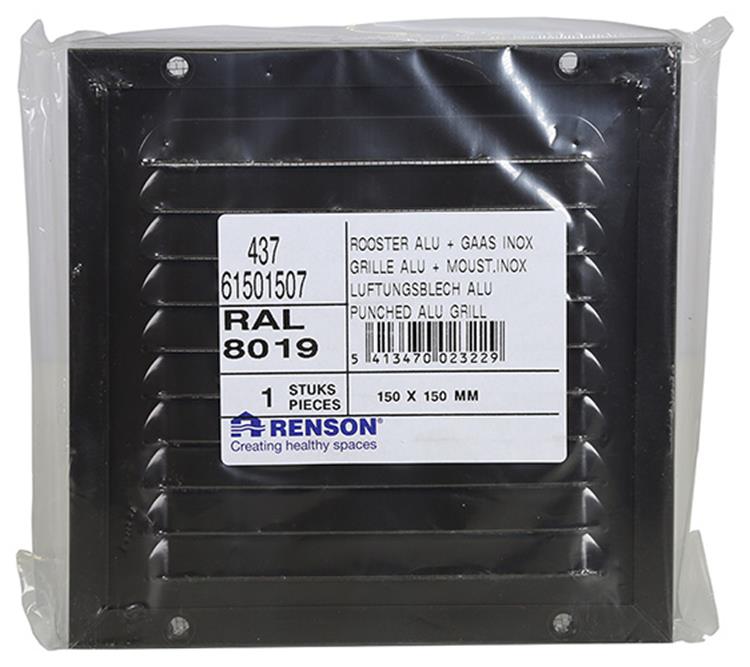 Renson 1008574 - schoep.r. 437 bruin 150x150mm | 5 stuks