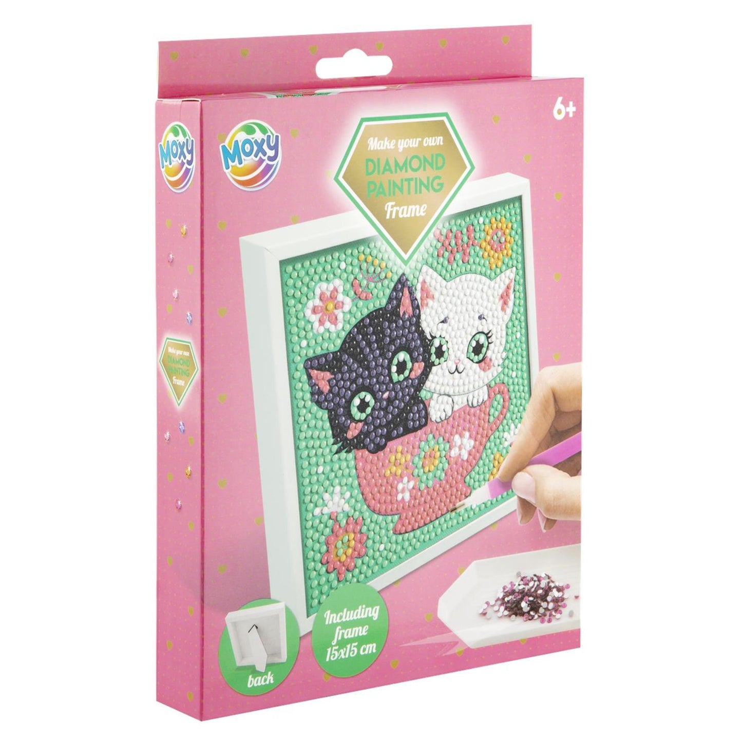 Moxy maak je eigen diamond painting lijstje 15x15cm