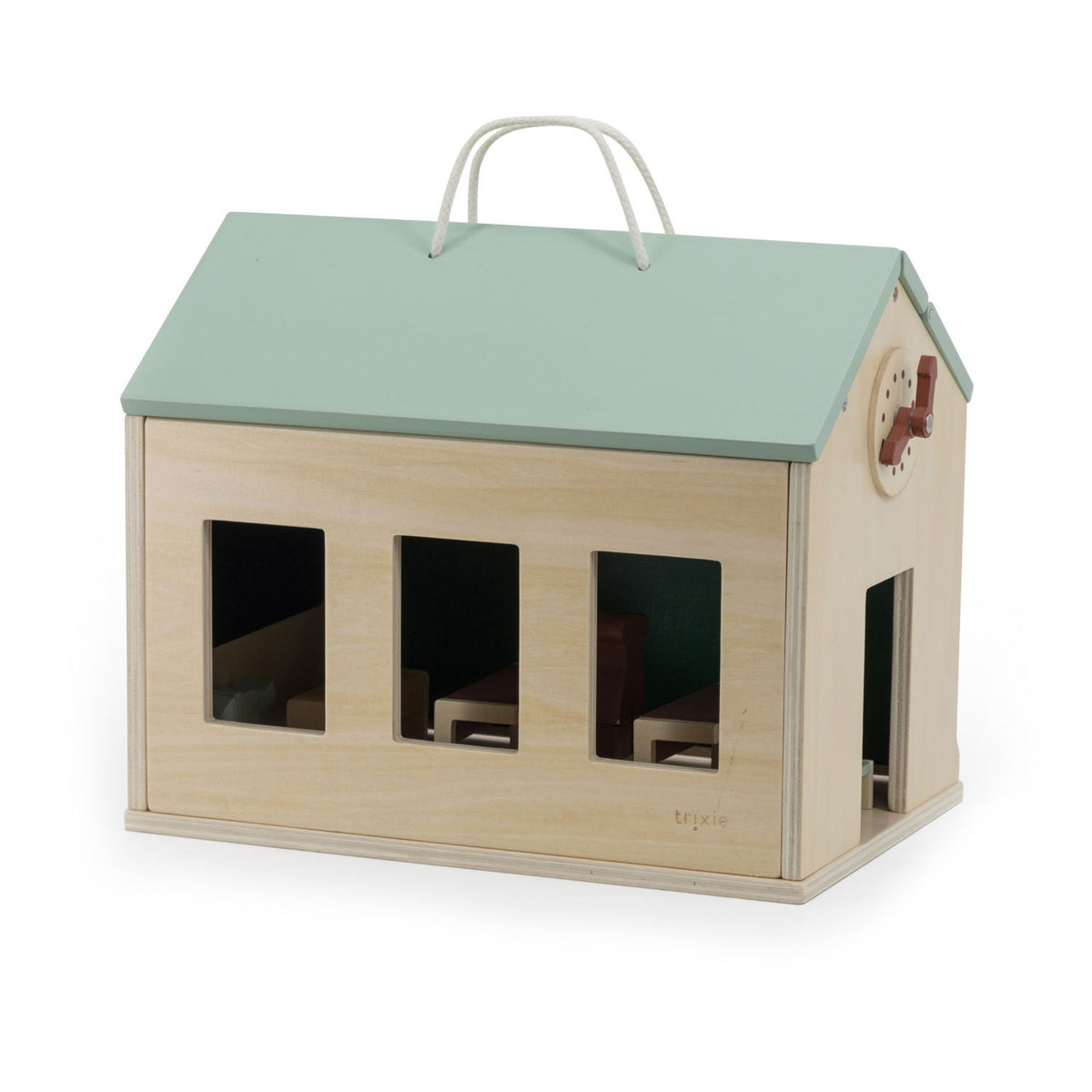 Trixie houten school met accessoires