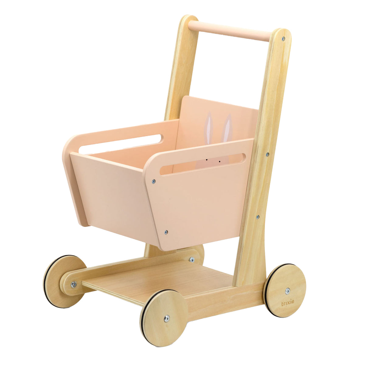 Trixie houten winkelwagen - mrs. rabbit