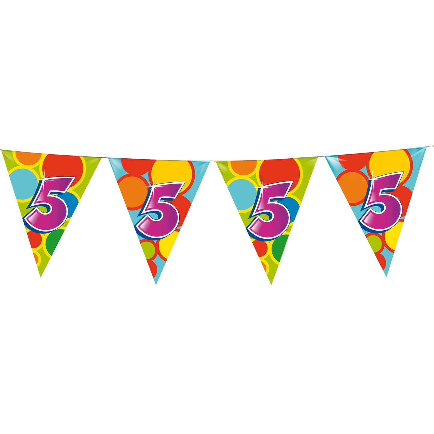 Haza witbaard vlaggenlijn 5 jaar, 10mtr.