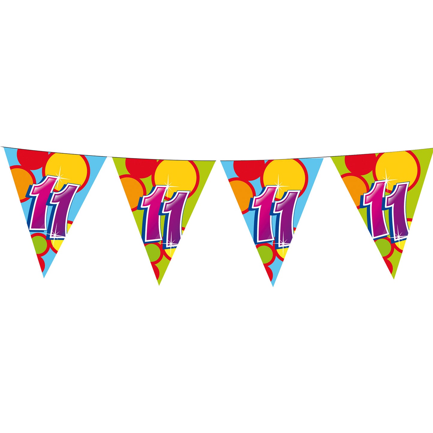Haza witbaard vlaggenlijn 11 jaar, 10mtr.
