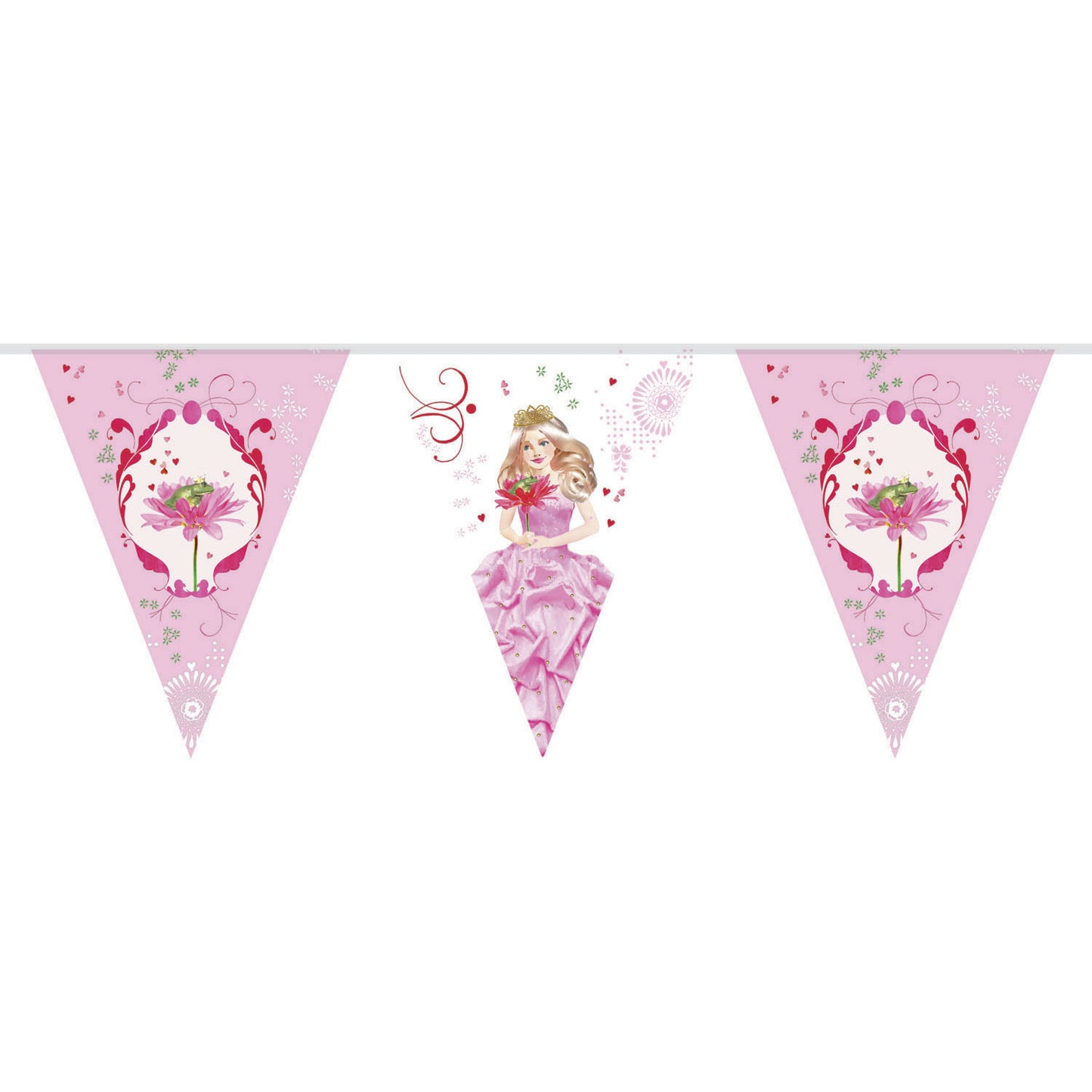 Haza witbaard vlaggenlijn prinses, 10mtr.