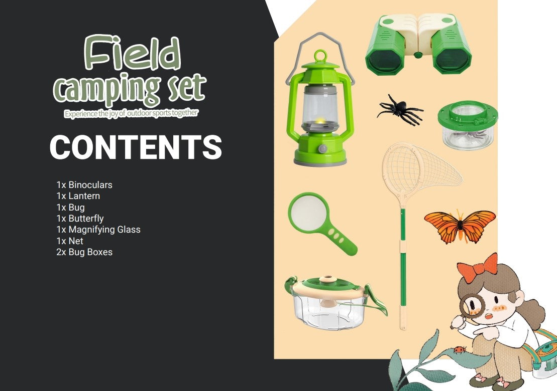 Byomic kids camping set 8-delig