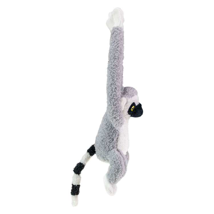 Tactic jungle mates knuffel - lemur maki grijs zwart