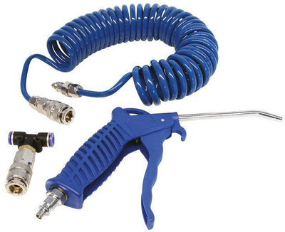 Carpoint blaaspistool met spiraalslang - 5 meter