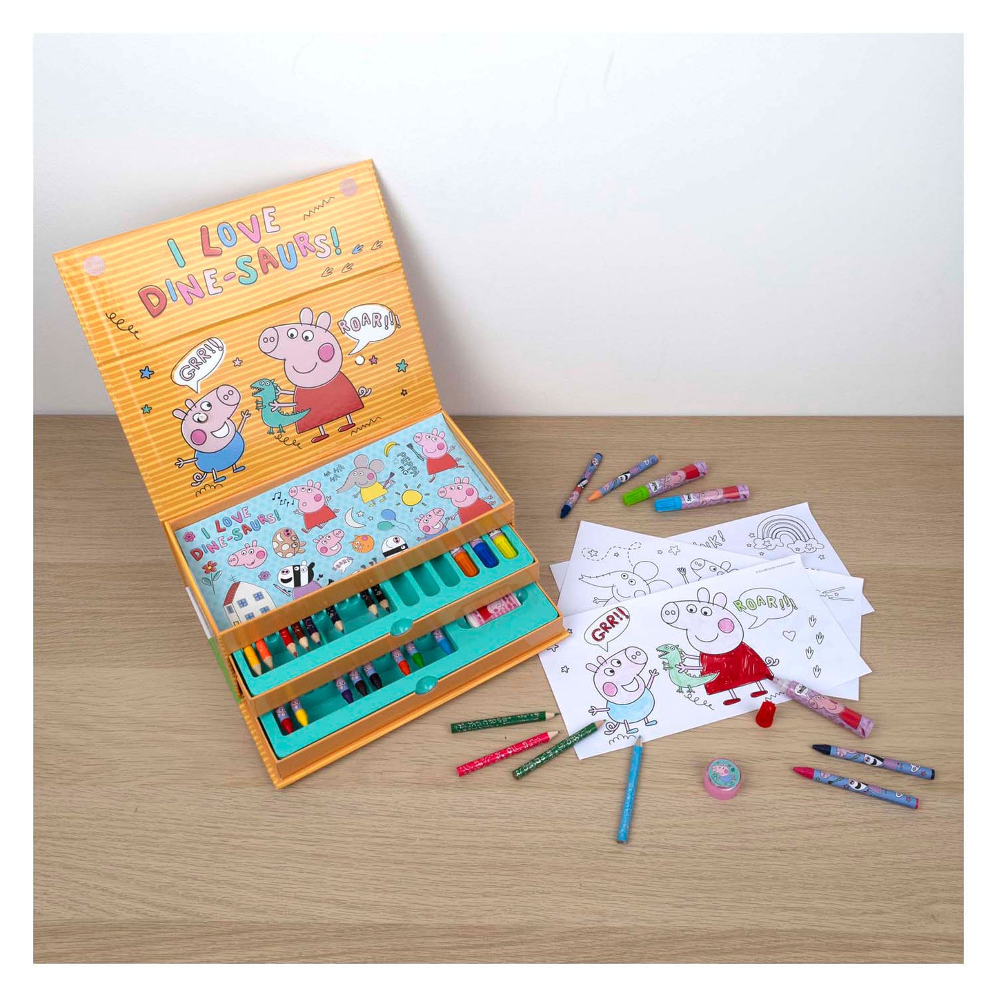 Undercover kleurkoffer peppa pig - 44dlg.