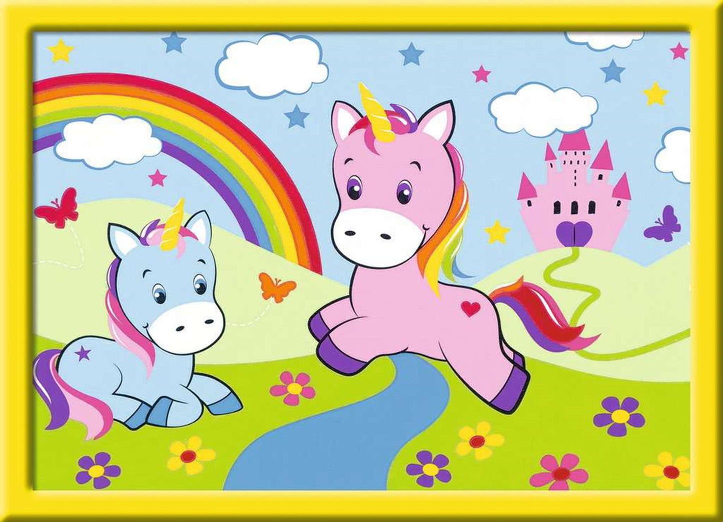 Ravensburger schilderen op nummer eenhoornwereld