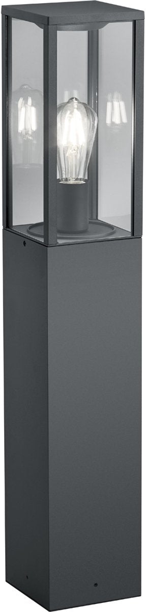 Trio garonne - paalverlichting - antraciet - excl. 1x e27 7w - buitenverlichting - ip44