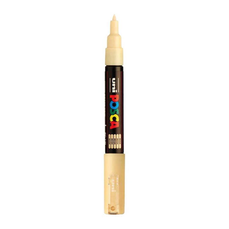 Uni posca verfmarker 1mc beige - conische punt - 1 mm