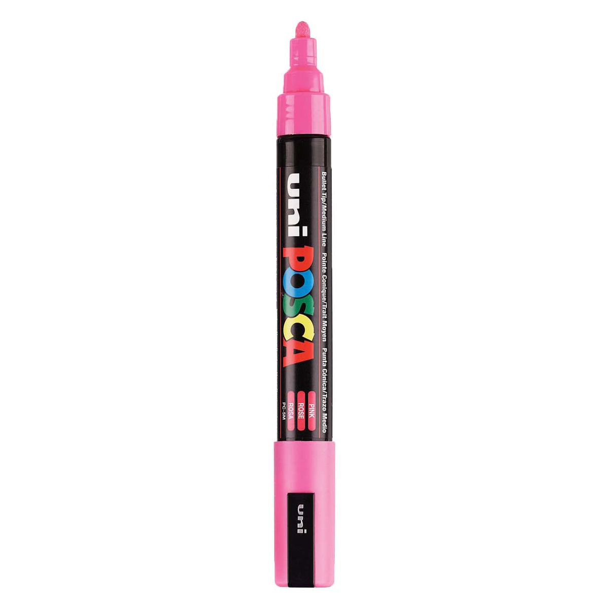 Uni posca verfmarker pc5m roze - conische punt 2,5 mm