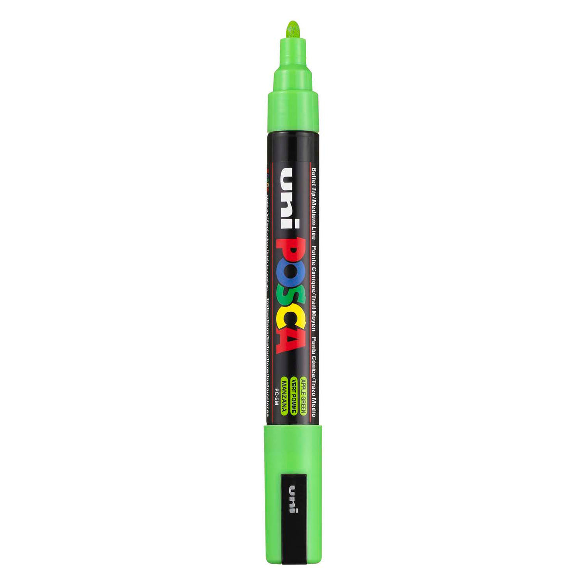 Uni posca verfmarker pc5m appel groen - conische punt 2,5 mm