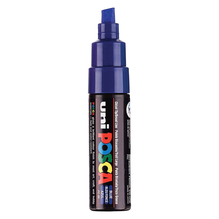 Uni posca verfmarker 8k donkerblauw