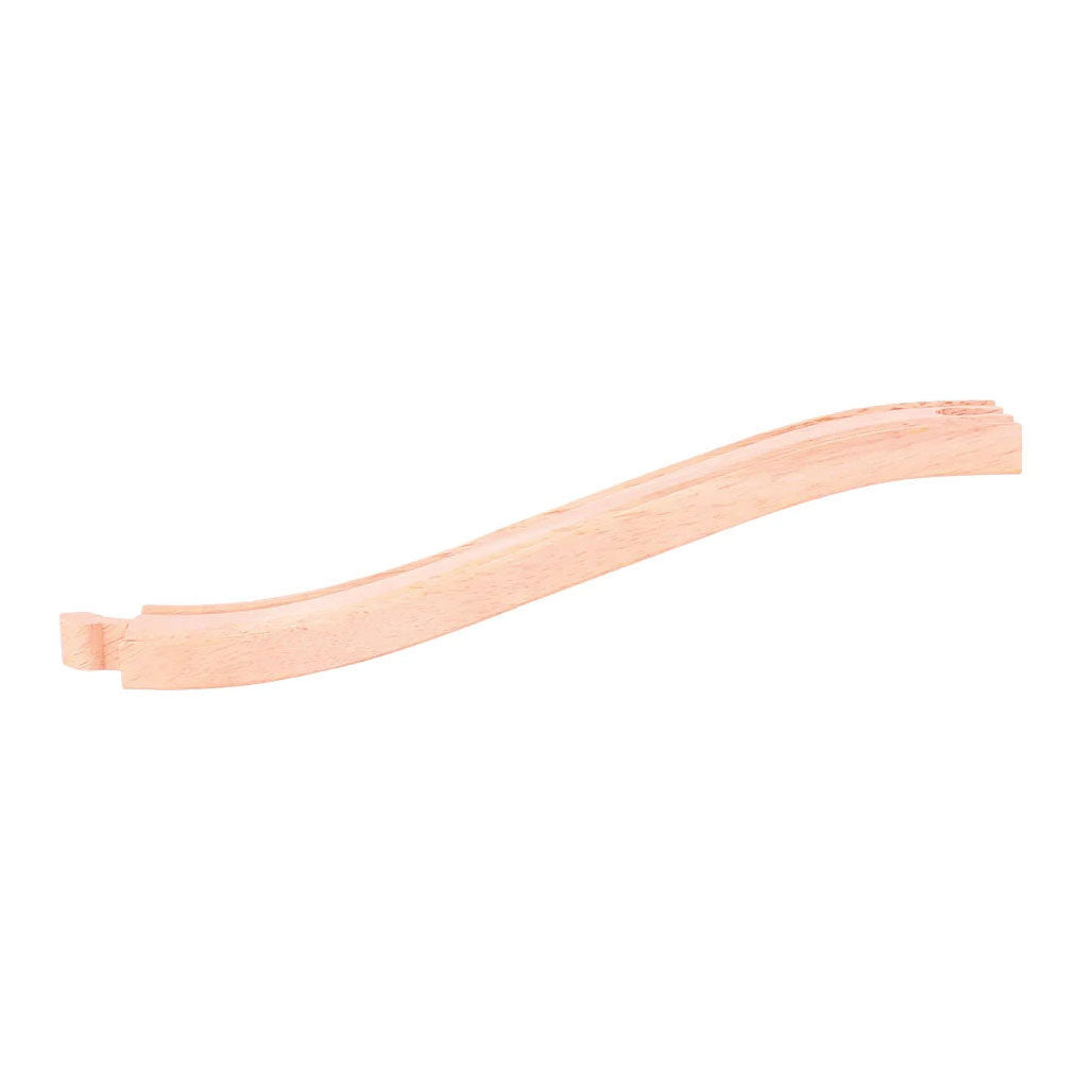 Bigjigs houten rails - op- en afrit - 4dlg.