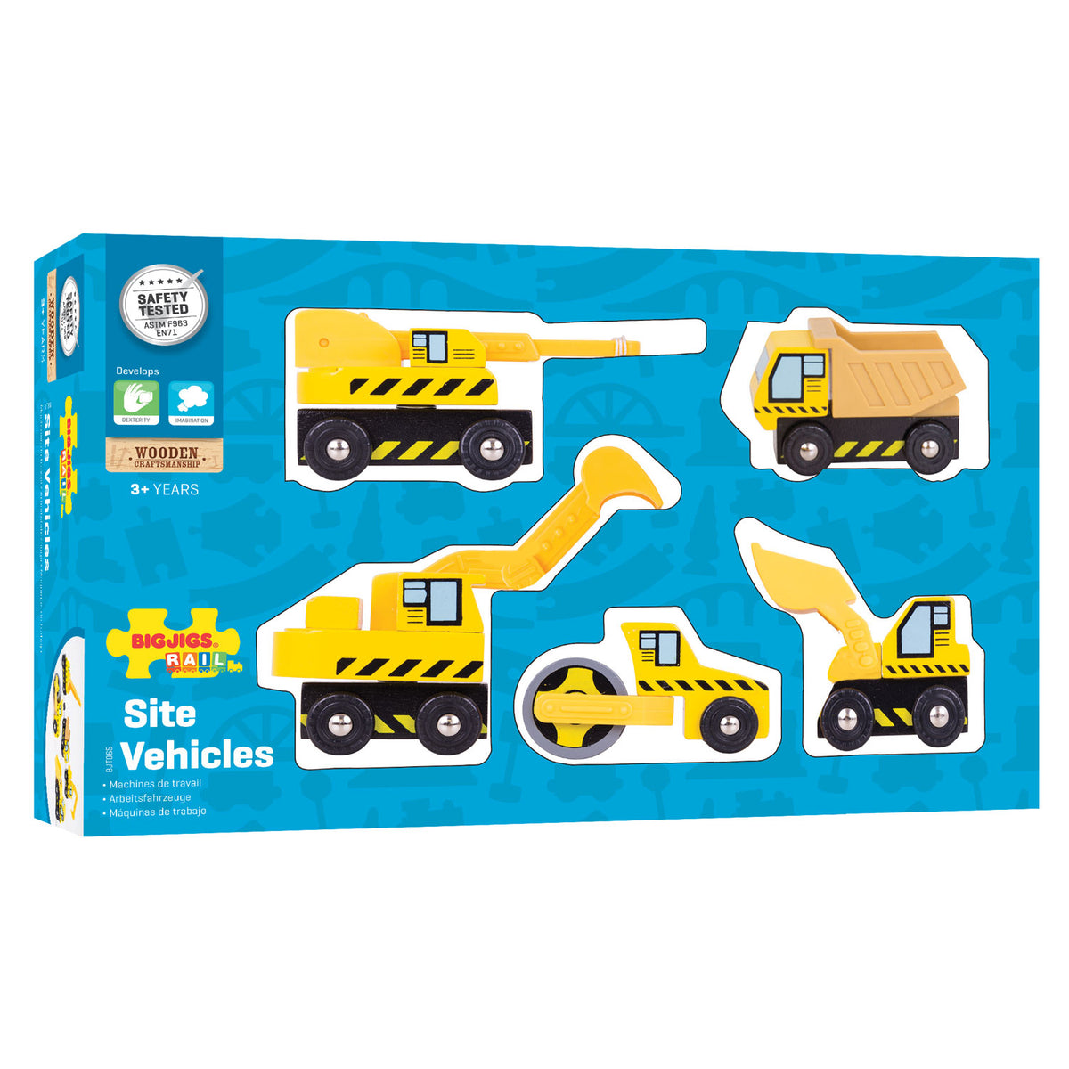 Bigjigs rail - houten bouwvoertuigen