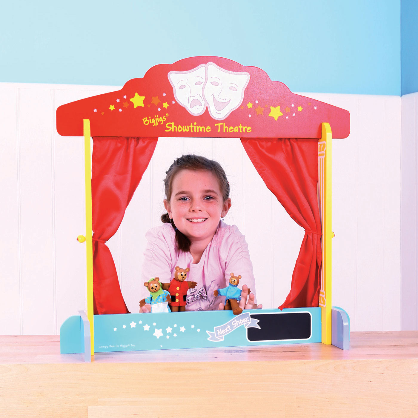 Bigjigs poppenkast - tafelmodel