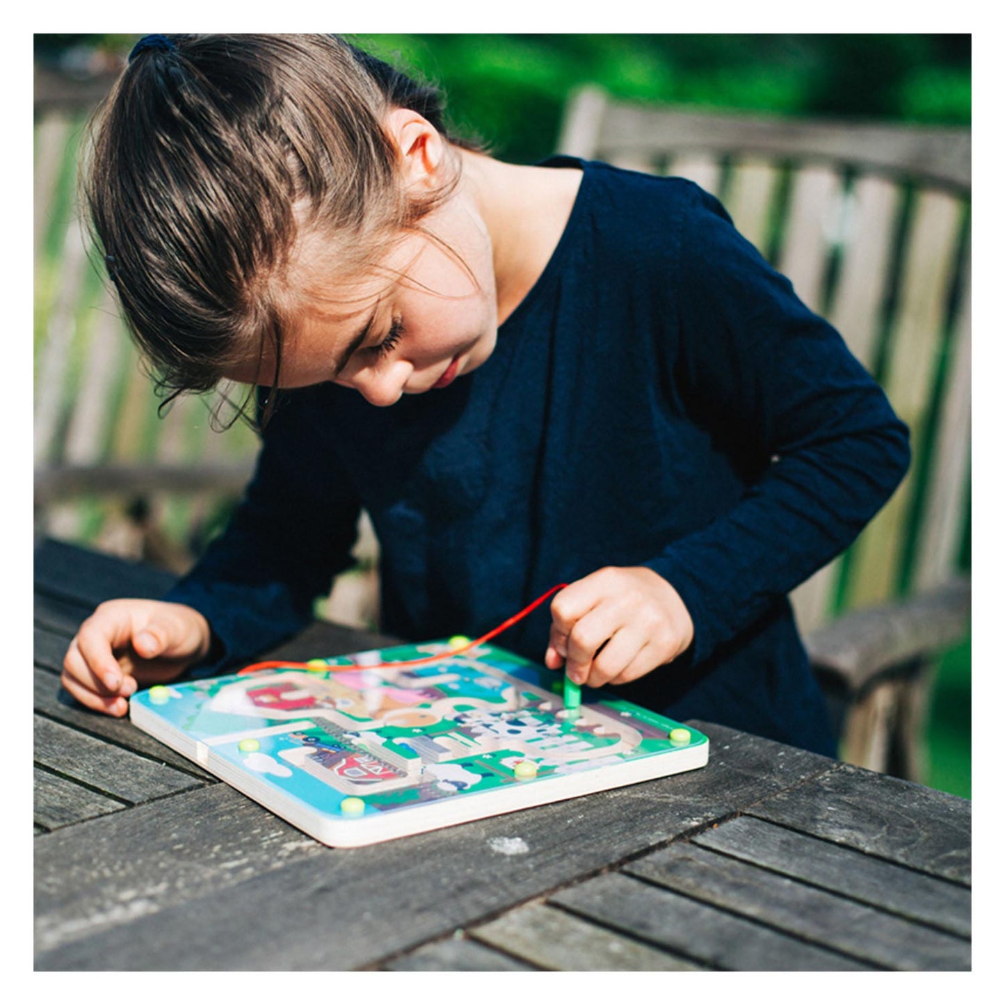 Bigjigs magnetische doolhof spel - boerderij