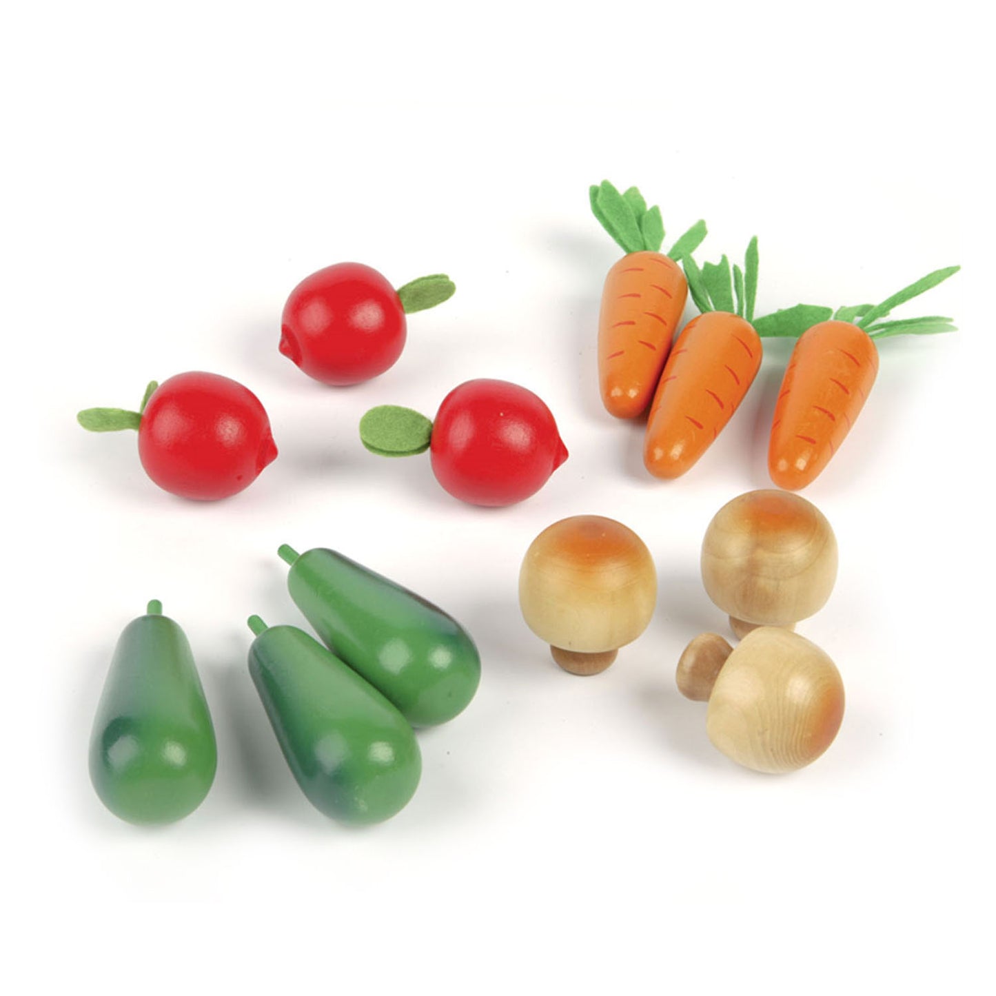 Tidlo houten kratje met groente