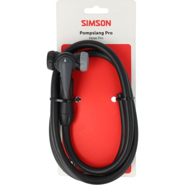 Simson pompslang hogedruk pro - geschikt voor alle ventielen
