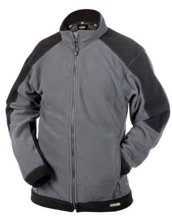 Dassy fleecejas kazan grijs zwart xl