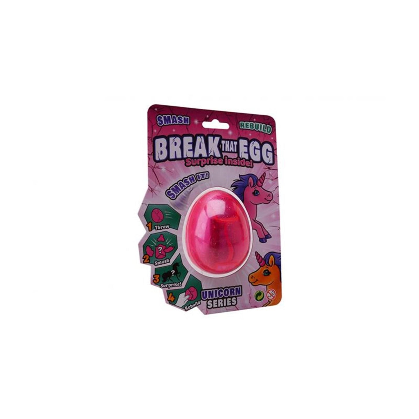 Johntoy john toy break that egg - eenhoorn surprise ei afmeting artikel lxbxh 15,5 x 6 x 20cm