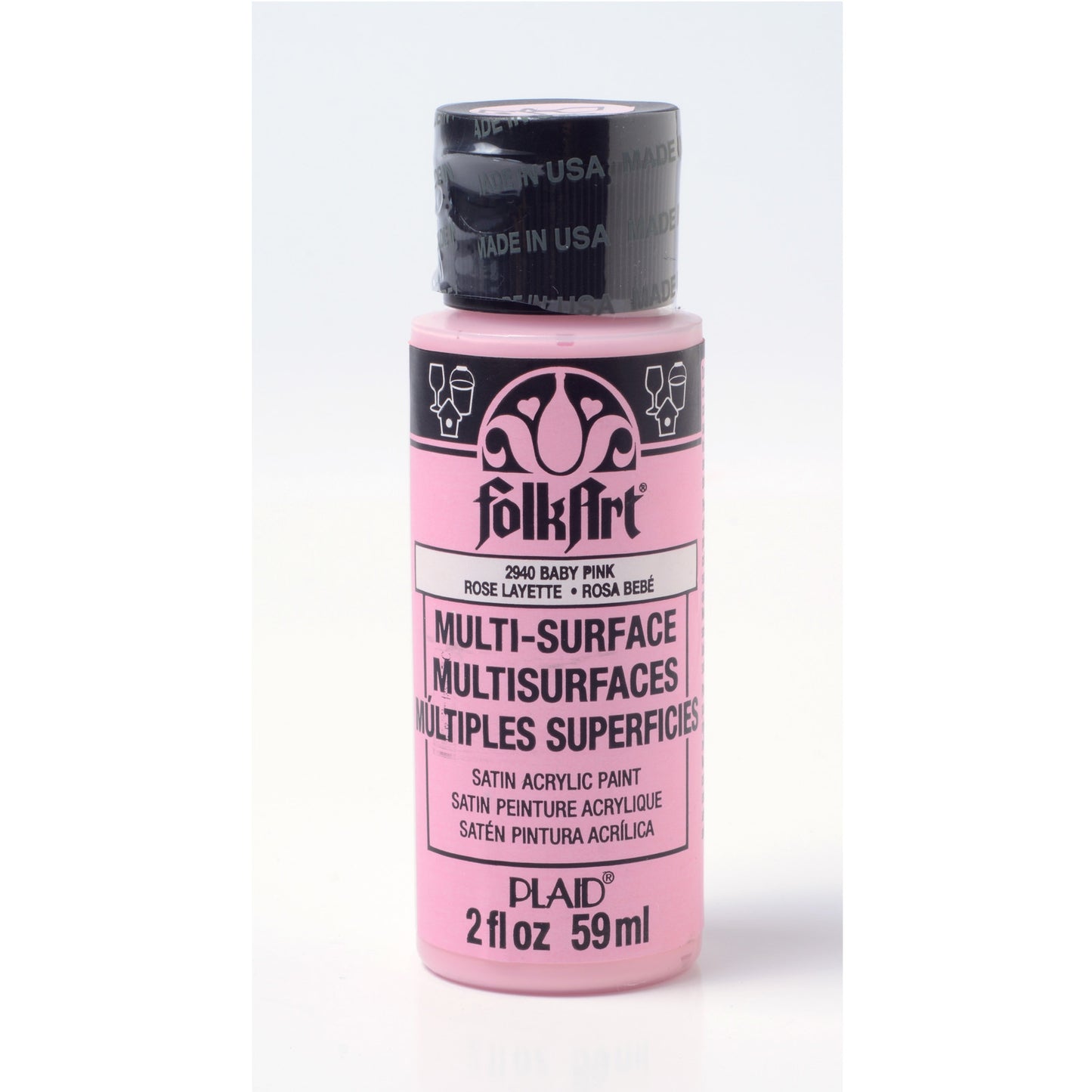 Folkart • multi-surface paint baby pink 59ml