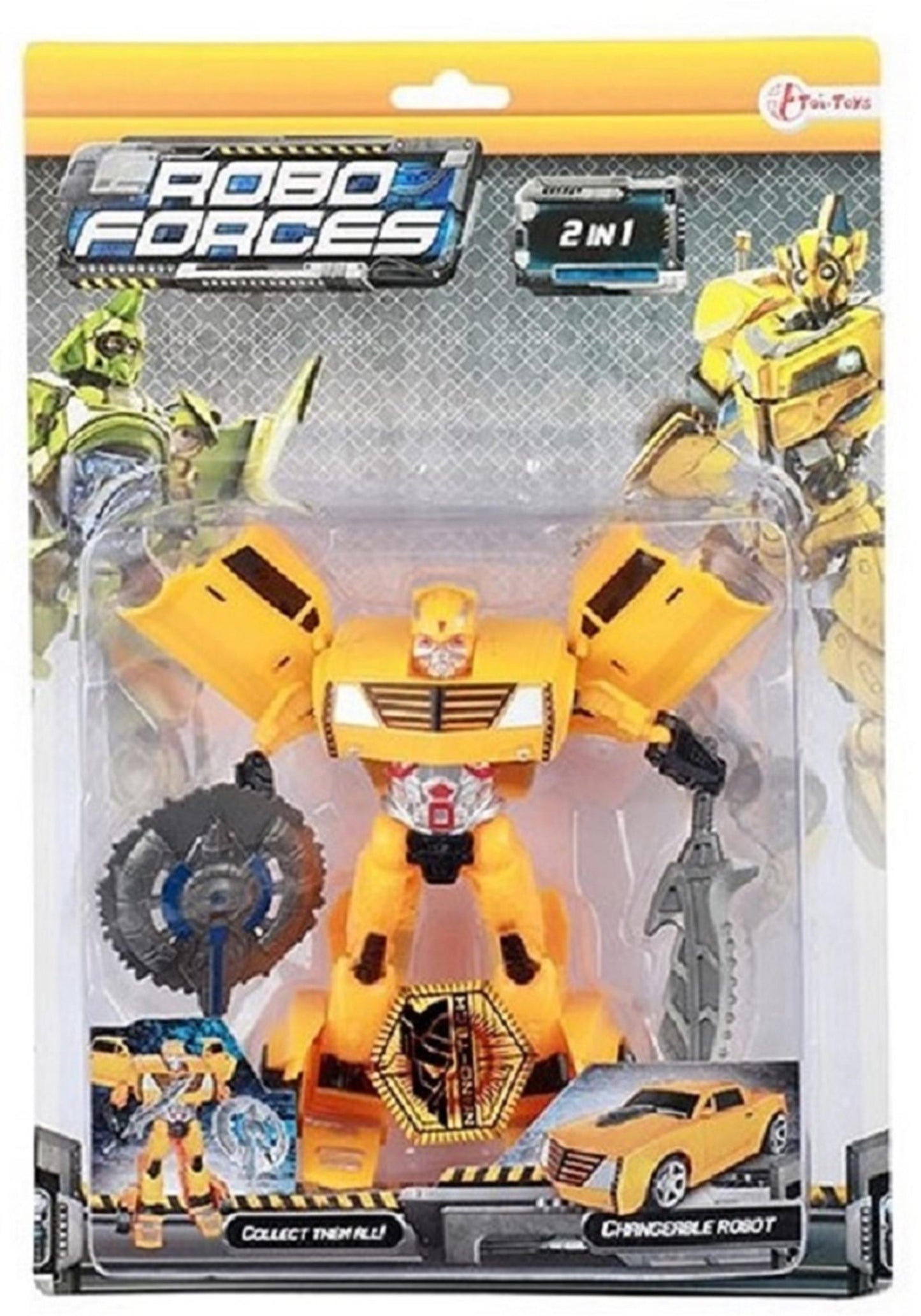 Toi-toys toi toys roboforces veranderrobot auto vrachtwagen 21x30cm