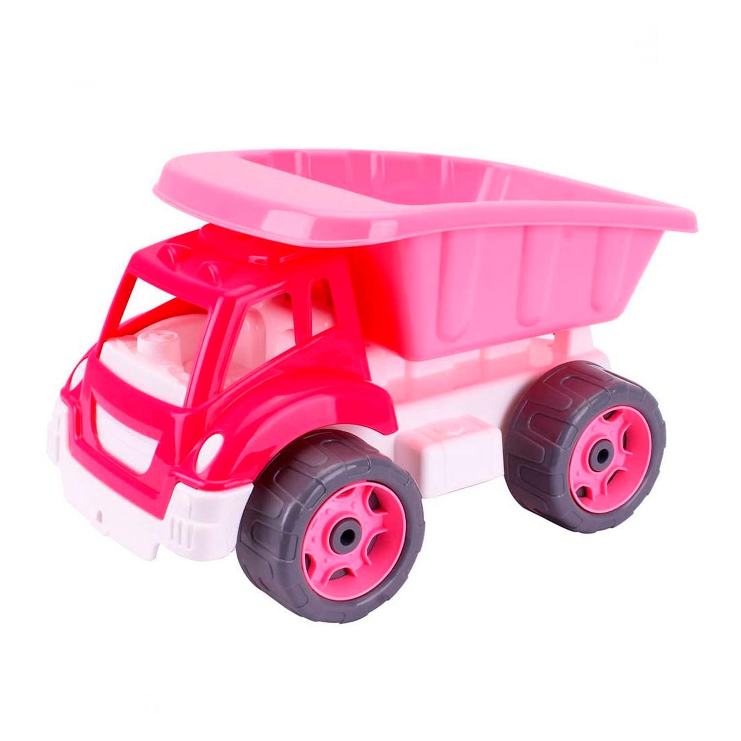 Sun fun roze kiepwagen voor meisjes 32cm - zandbak speelgoed - buitenspeelgoed