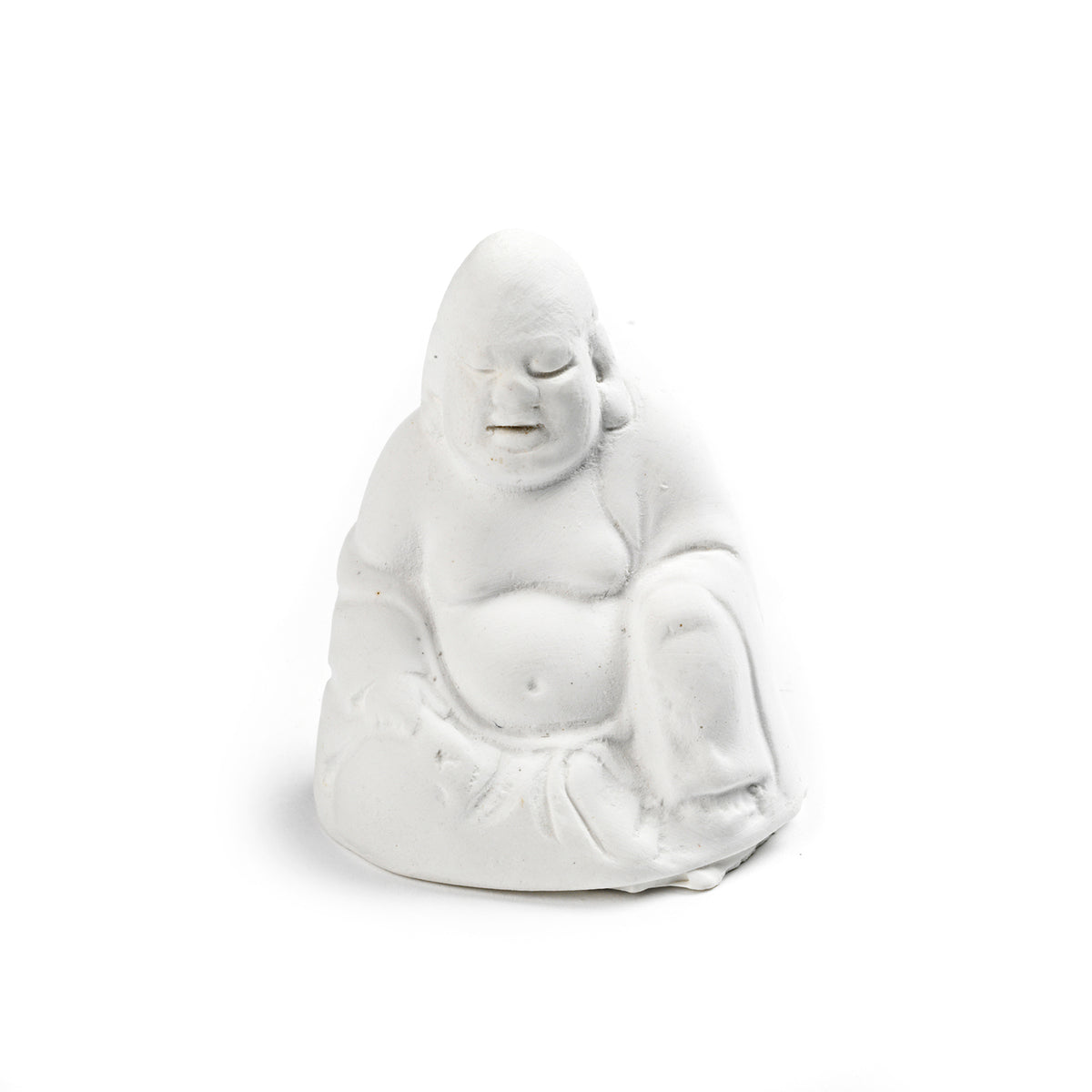Powertex • gips smiling buddha 5x5x6cm