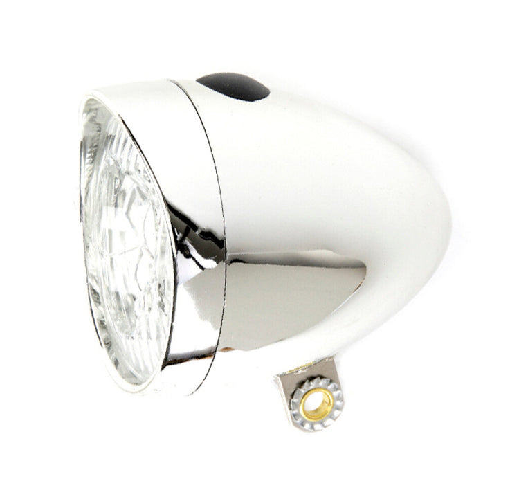 Ikzi koplamp light retro chroom 11 lux