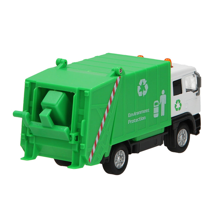 Kids globe vuilniswagen met licht en geluid