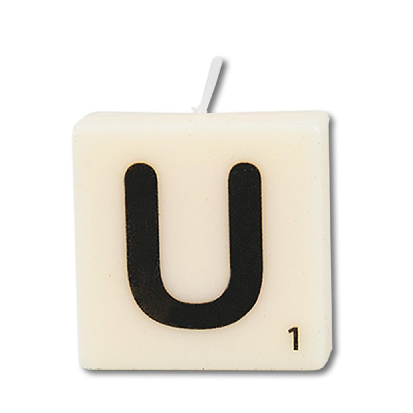 Paperdreams letter kaarsje letter u, set van 4