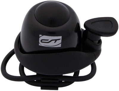 Contec fietsbel cup-a-ding ct bell cup-a-ding black, o-ring