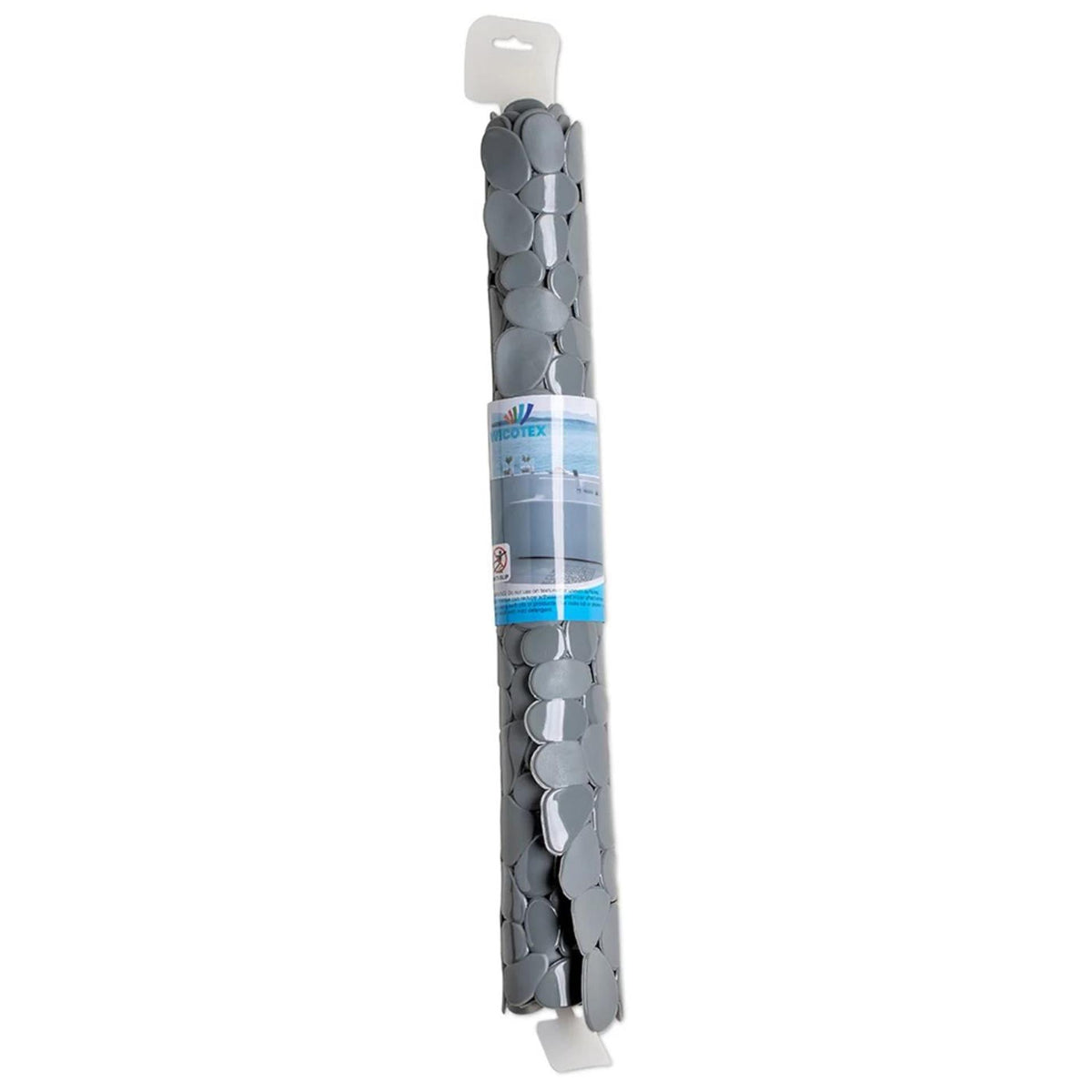 Wicotex douchemat antislip stones 53x53cm grijs
