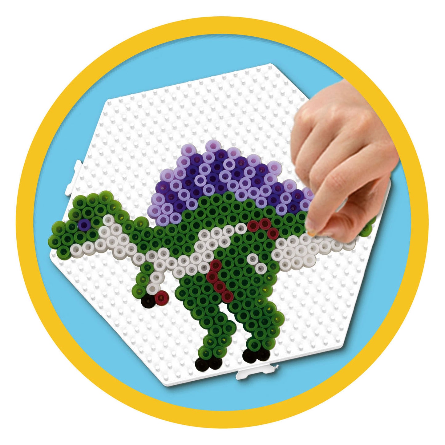 Ses creative ses strijkkralen - dino wereld