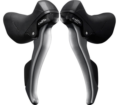 Shimano versteller- remhendelset 3 x 8 speed claris st-r2000 - grijs zwart