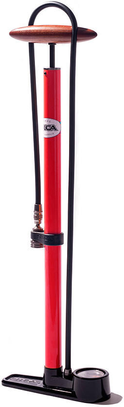 Silca vloerpomp pista floor pump pista red