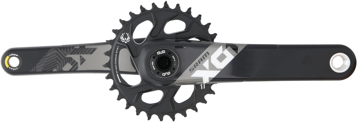 Sram crankstel x01 eagle crankset x01 eagle 30t fatbike 4 175mm