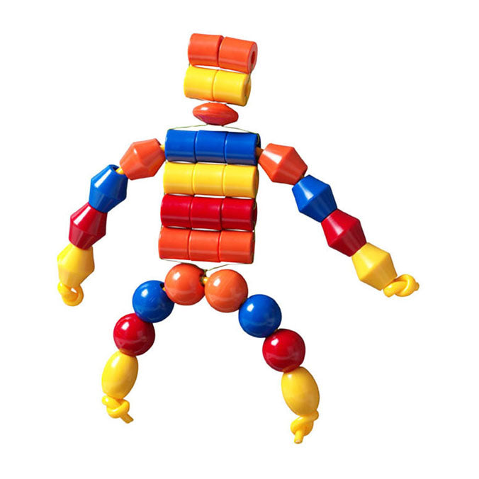 Creall superkralen 7 vormen 5 kleuren - 245st.