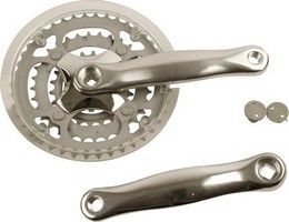 Crankstel fausto 7 8-speed | 42-32-22t | zilver | -3mm
