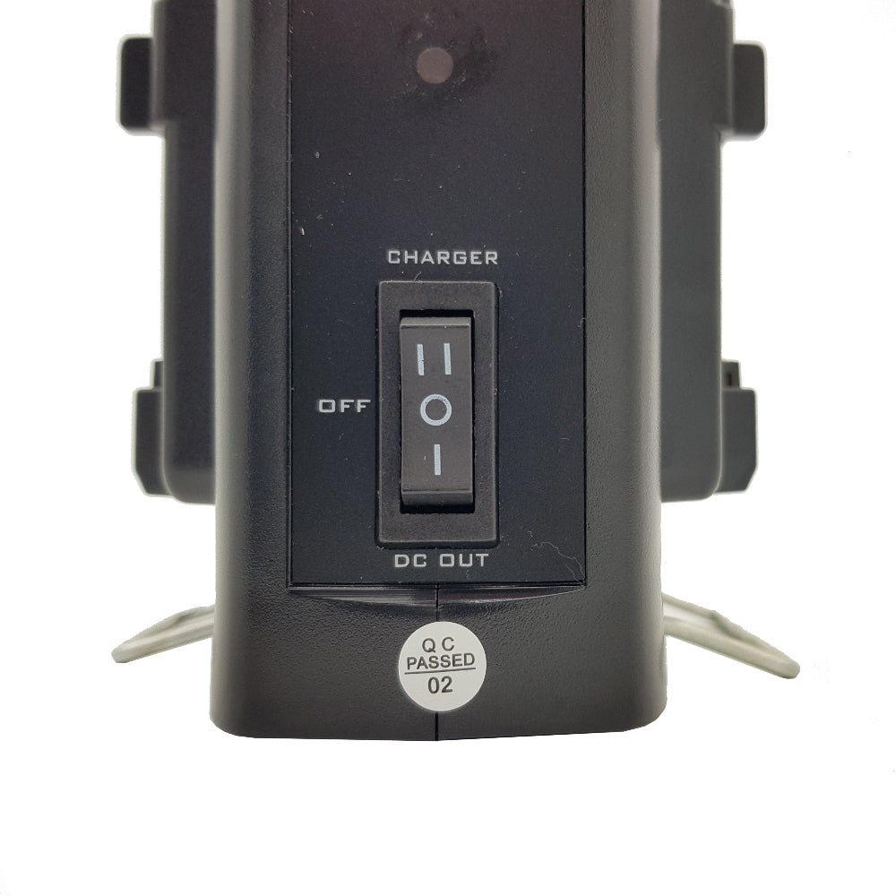 Rolux dubbele acculader rl-2ks voor v-mount accu
