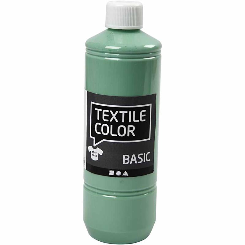 Creativ company textiel color verf - zeegroen, 500ml