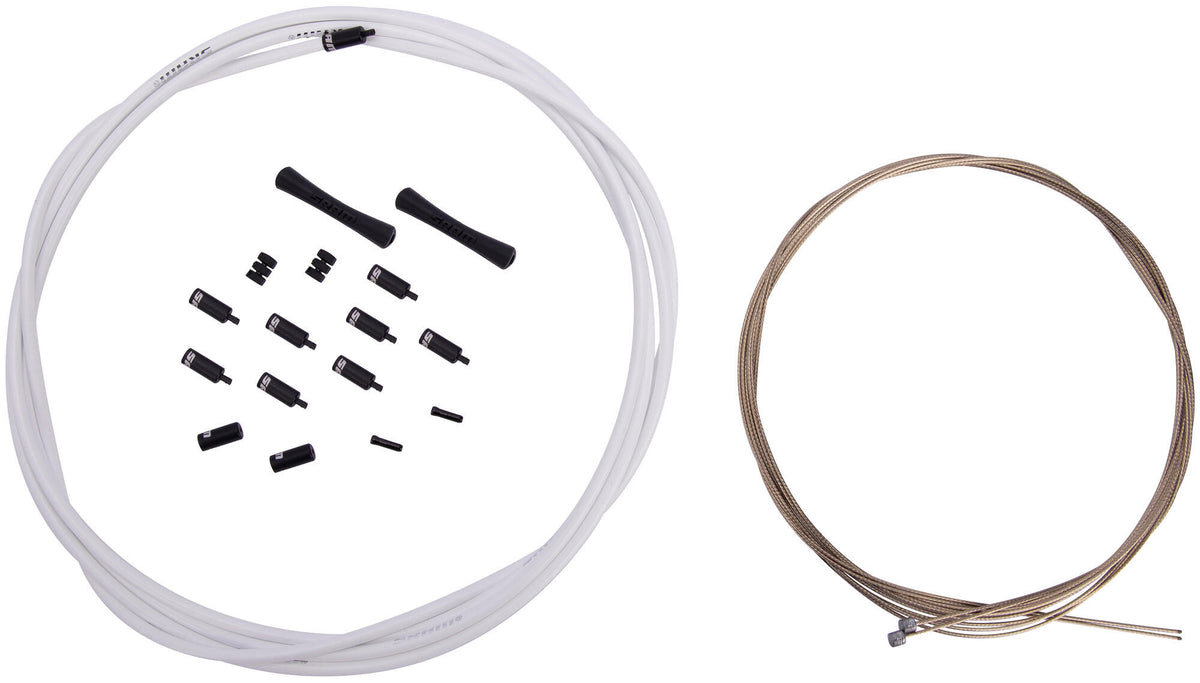 Sram versnellingskabel-set slickwire derail.cable slickwire 2x2300mm white