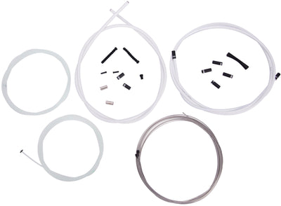 Sram versnellingskabel-set slickwire pro line set slickwire pro 2x2300mm white