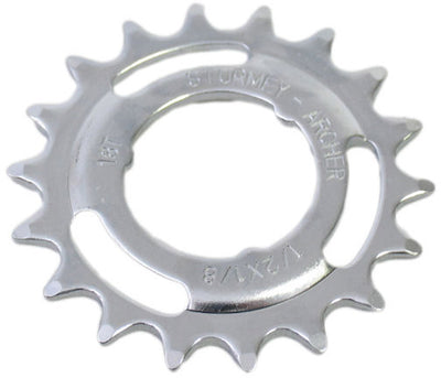 Sturmey archer tandwiel 18t - 1 8 doorgezet - chroom