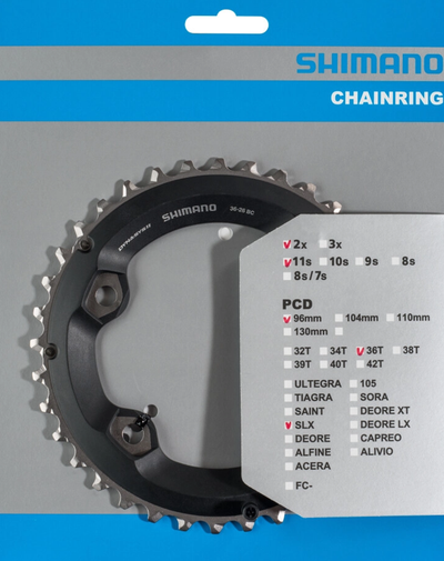 Shimano kettingblad SLX 11V 36T Y1VG98020 M7000-2