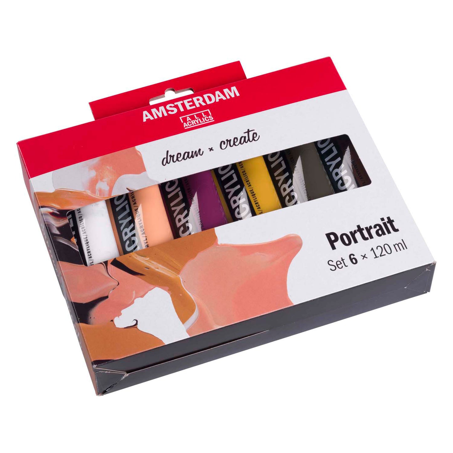 Amsterdam standard series acrylverf portret set | 6 x 120 ml